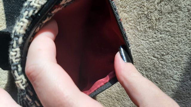 Riñonera Misako estampado pata de gallo