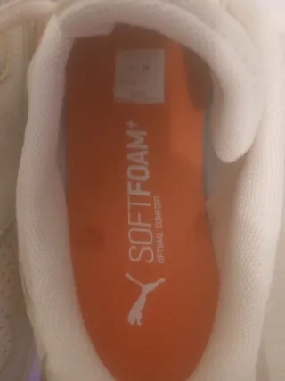 Zapatilla Puma Beige y Rosa