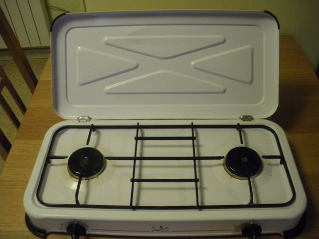 Cocina de butano de 2 fuegos