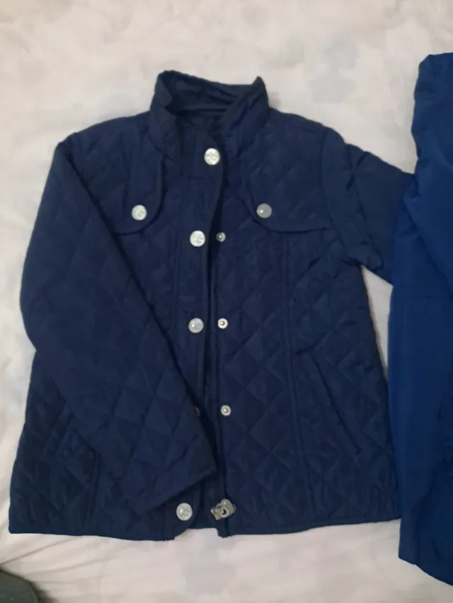 Cazadora,  Cortavientos, parka  Azul Talla 8, 9/10