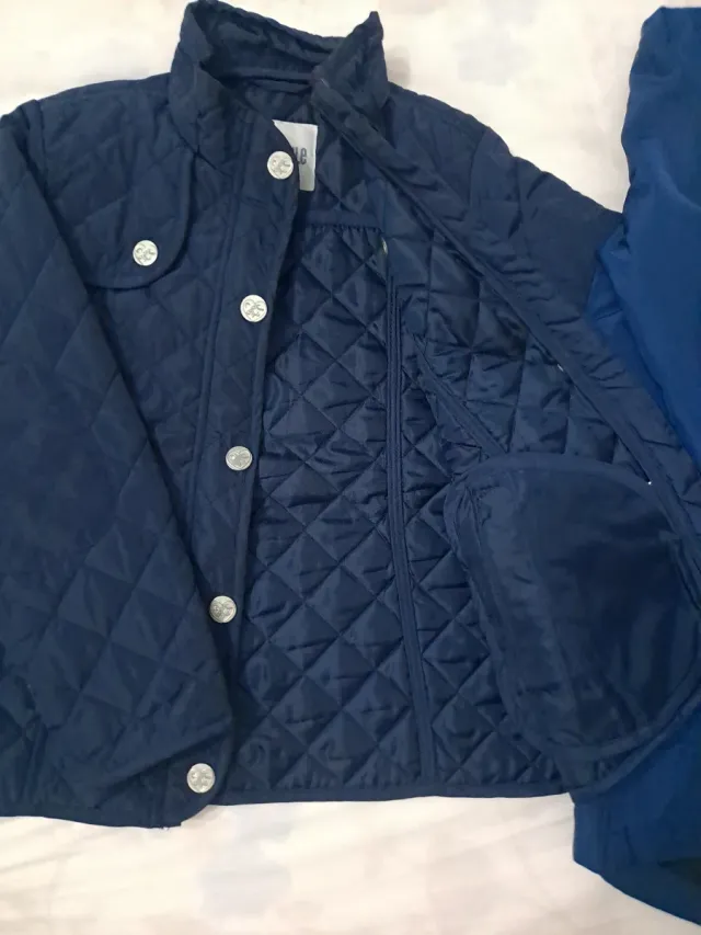 Cazadora,  Cortavientos, parka  Azul Talla 8, 9/10