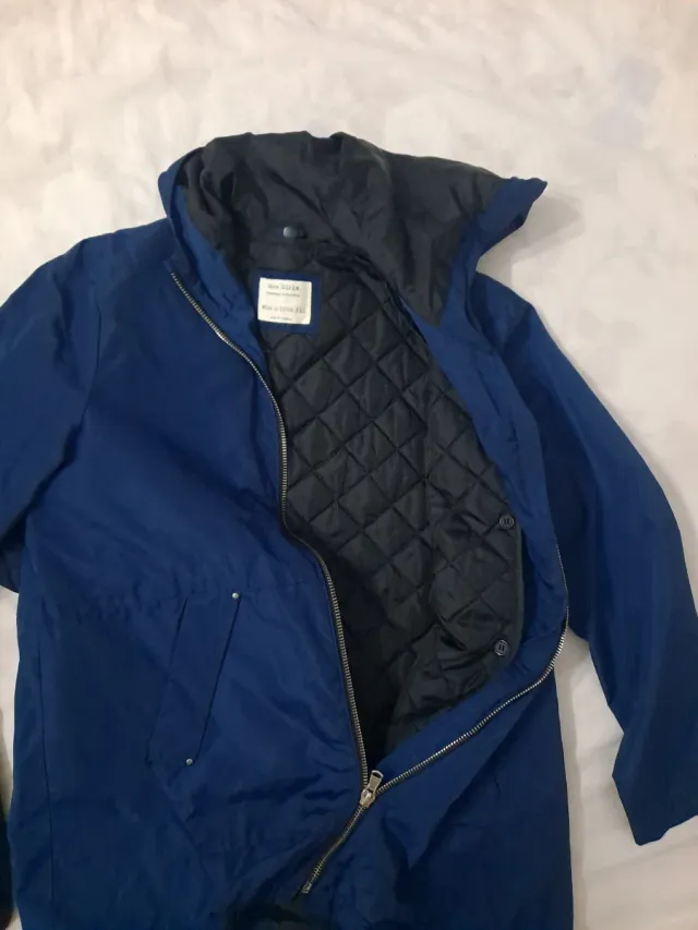 Cazadora,  Cortavientos, parka  Azul Talla 8, 9/10