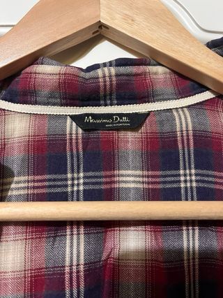 Camisa cuadros Massimo Dutti Talla M
