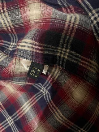 Camisa cuadros Massimo Dutti Talla M