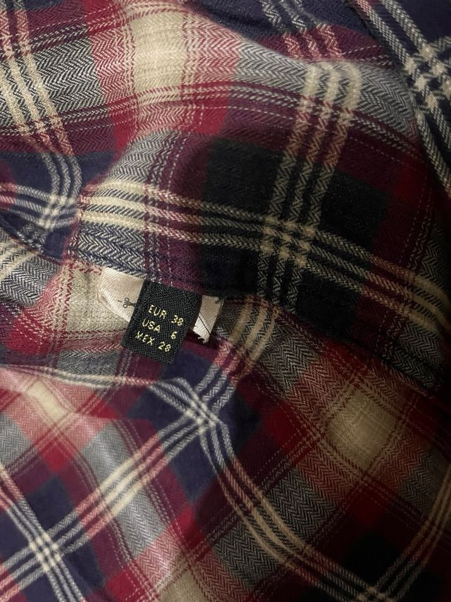 Camisa cuadros Massimo Dutti Talla M