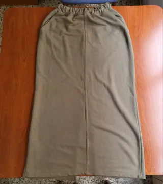 Falda larga verde S Pull&Bear