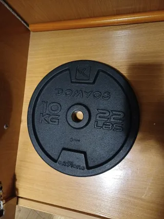 Disco musculación 10kg (te lo llevo)