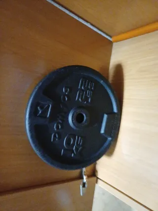 Disco musculación 10kg (te lo llevo)