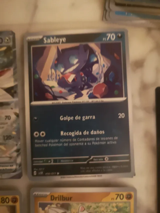 Cartas Pokémon Varias