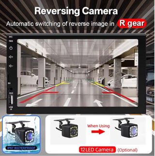 Carplay com câmara marcha atrás