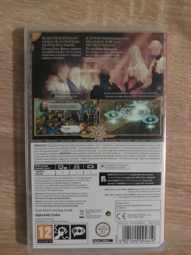 Tactics Ogre Reborn Switch