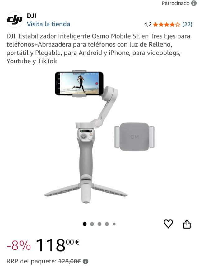 Estabilizador DJI para celular