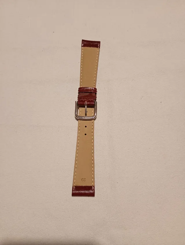 Cinturino Pelle Marrone Scuro 20mm