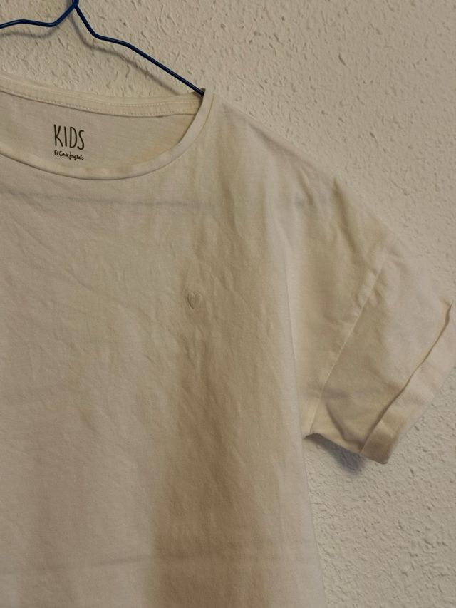 Camiseta blanca basica / talla S