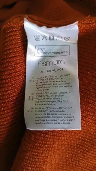 Jersey lazada en espalda talla 42