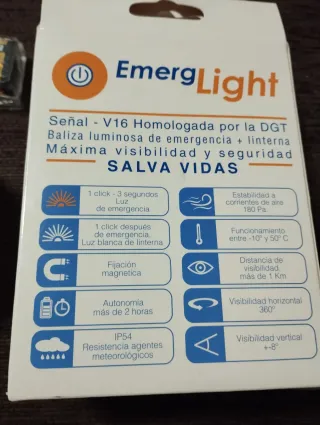 Baliza luminosa V16 EmergLight DGT