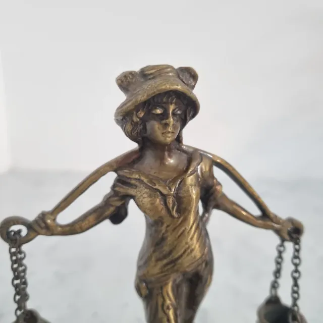 Statua Bronzo Portatrice d'acqua