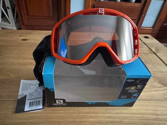 Máscara Esquí Salomon Aksium S2 Naranja