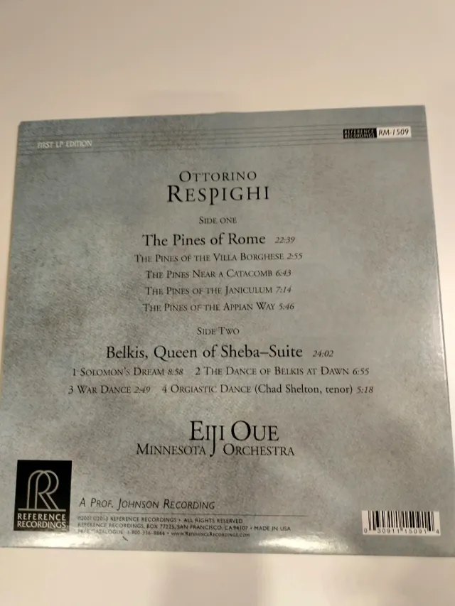 Respighi Belkis, Queen of Sheba Suite/Pines of Rom