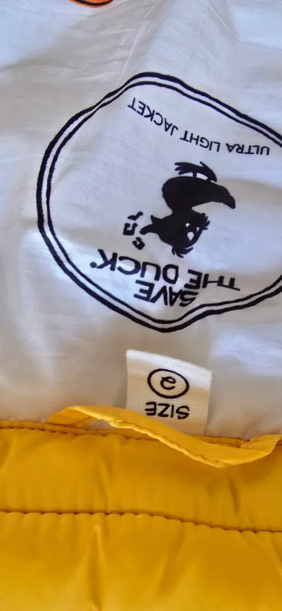 Chaqueta Save the Duck Amarilla