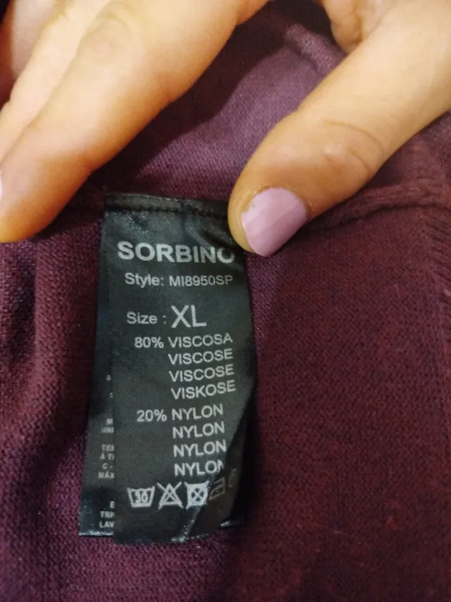 Sorbino Pullover Dolcevita XL Vinaccio