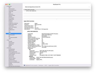 Apple Samsung SSD 512GB SSUBX para MacBook Air