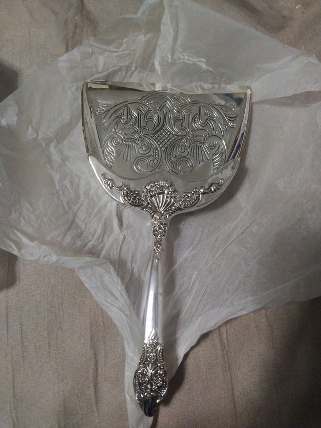 Recoge migas plateado