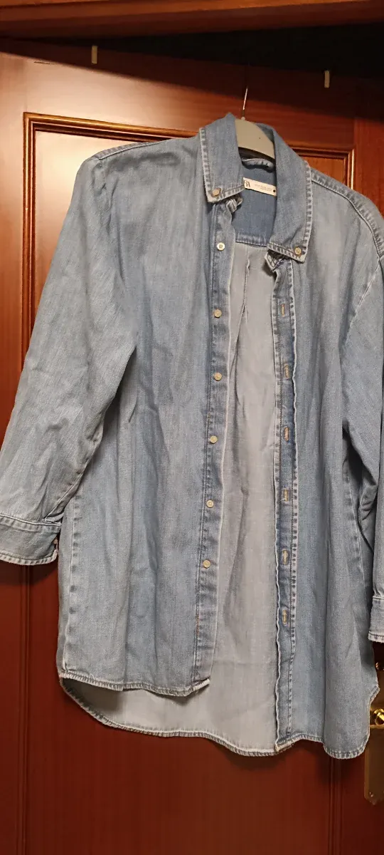 Camisa vaquera Zara. es