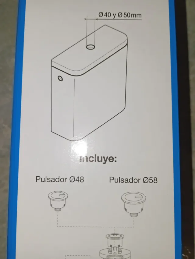 Pulsador Doble Roca 58mm