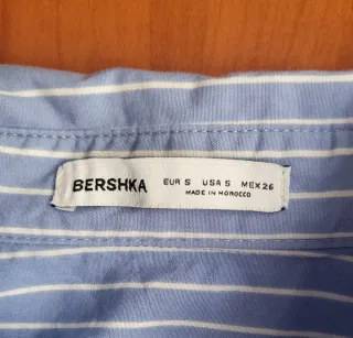 Camisa azul S Bershka