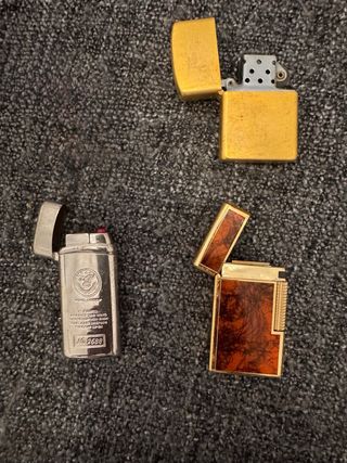 Set 3 accendini vintage