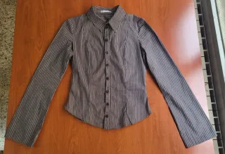 Camisa Bershka Marrón Talla S