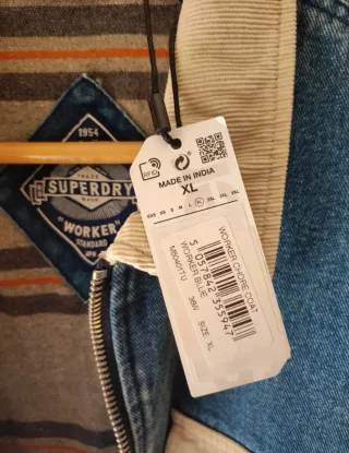 Cazadora Vaquera Superdry Worker XL