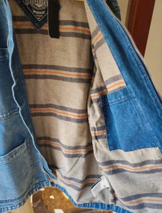 Cazadora Vaquera Superdry Worker XL