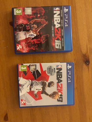 PS4 NBA 2K18 y NBA 2K16