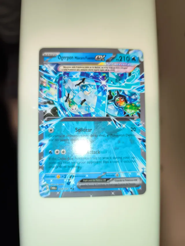 Carta Pokémon Ogerpon Máscara Fuente EX