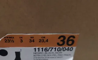 Botines Chelsea piel piso track. Zara.