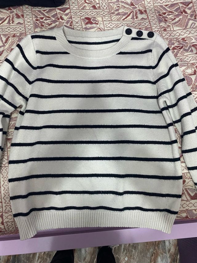 Jersey rayas manga larga