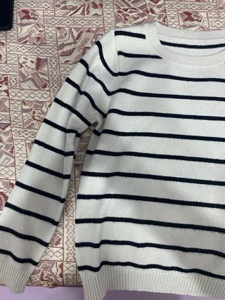 Jersey rayas manga larga