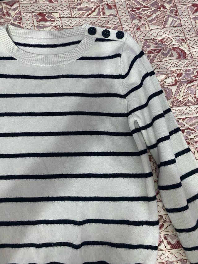 Jersey rayas manga larga