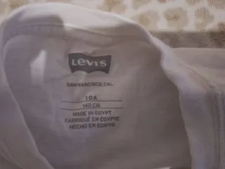 Maglietta Levi's bianca taglia 10 anni