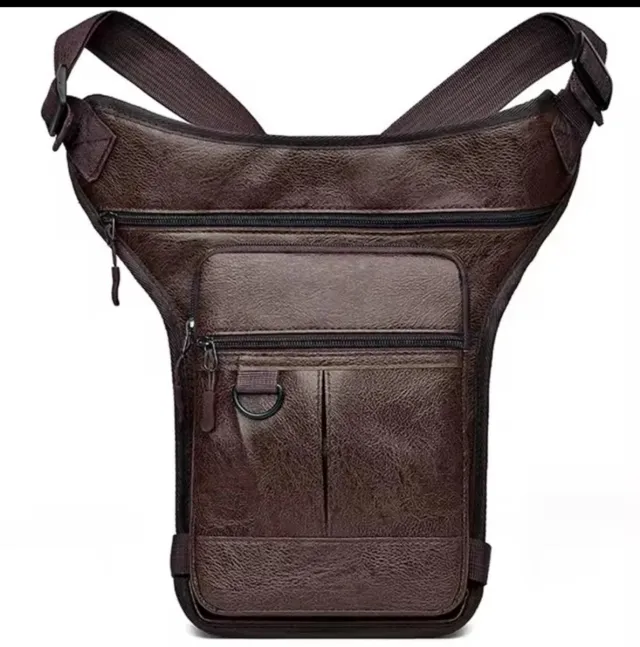 Bolso de pierna marrón