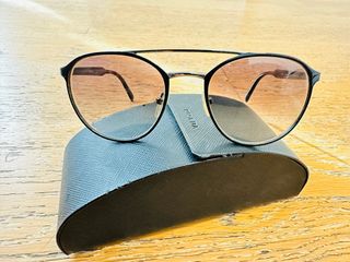 Occhiali da sole Prada neri/marrone