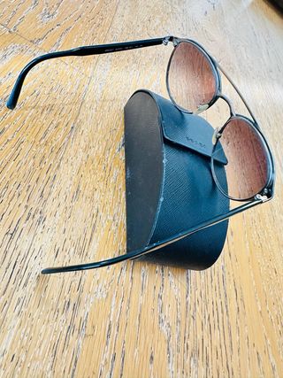 Occhiali da sole Prada neri/marrone