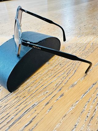 Occhiali da sole Prada neri/marrone