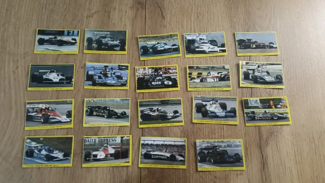 Lote Cromos Danone F1 antiguos