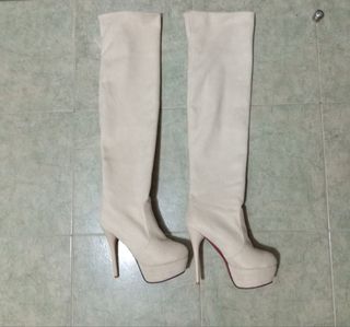 Botas multi-posiciones con tacón y plataforma