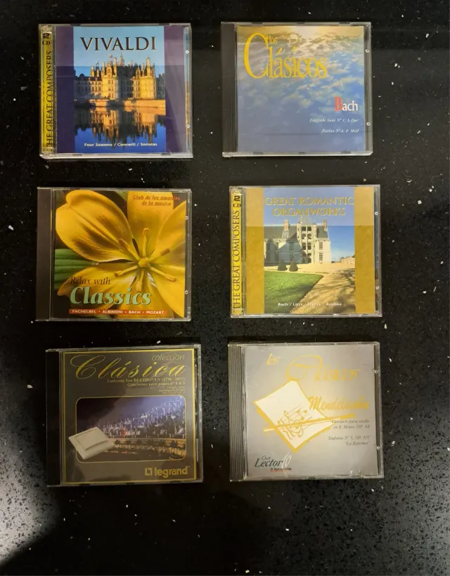 Lote Música Clásica CDs BLACK F LOTE 5€