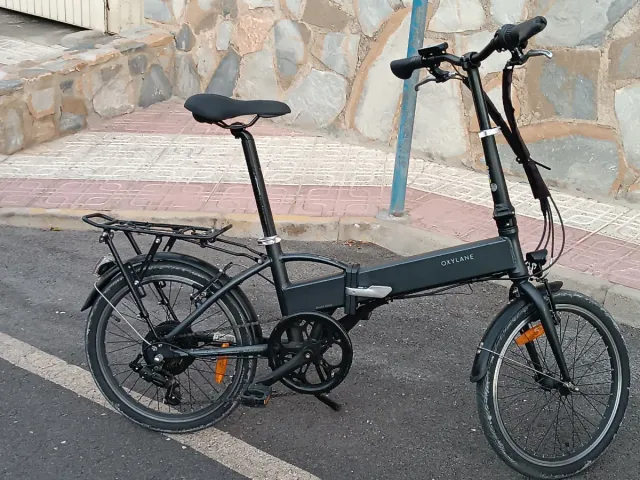 Bicicleta eléctrica plegable decathlon