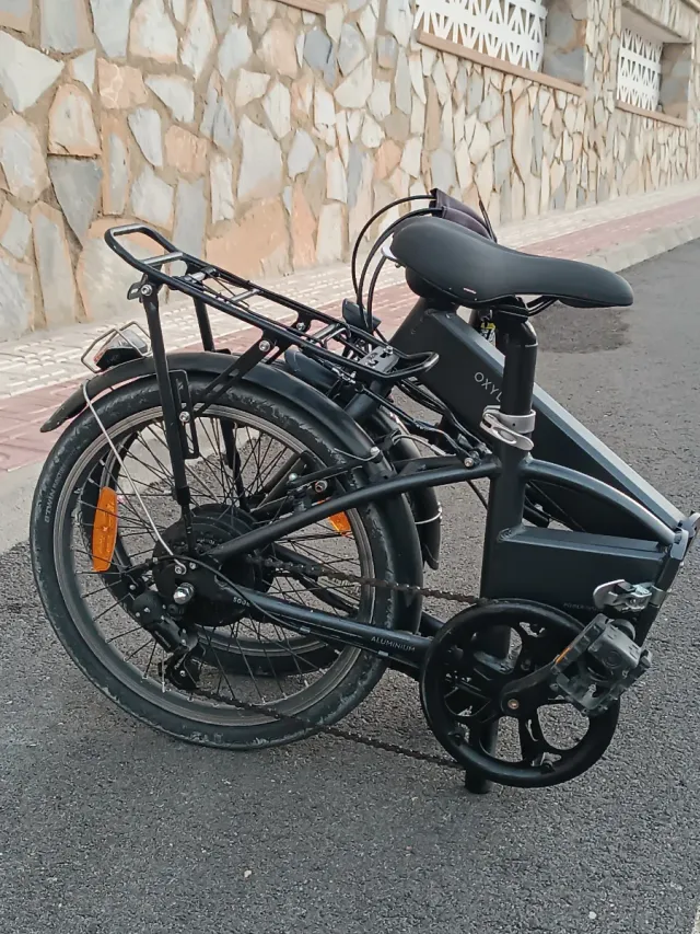 Bicicleta eléctrica plegable decathlon